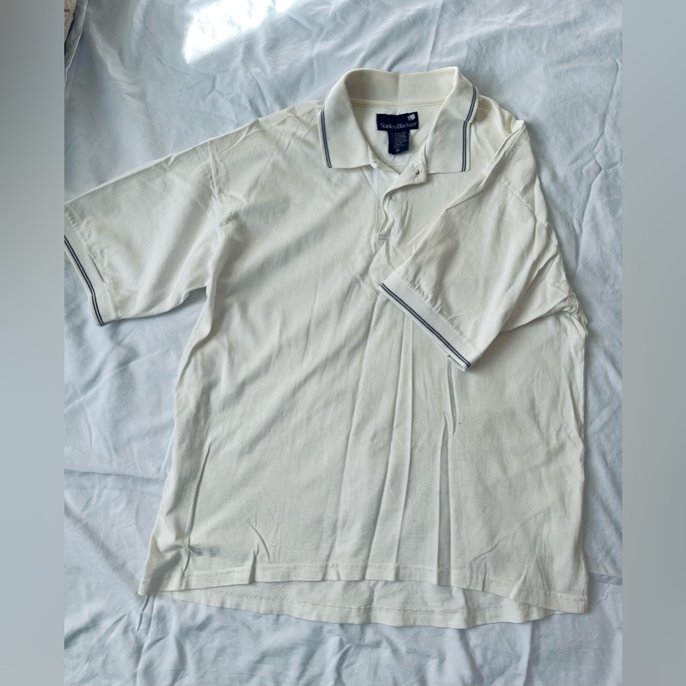 STANLEY BLACKER | White Polo Shirt